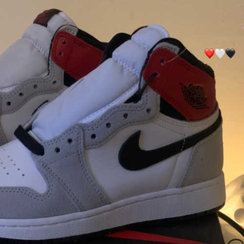 조던 1 레트로 하이 OG 라이트 스모크 그레이 575441-126 photo review