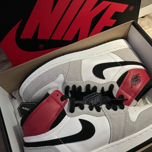 조던 1 레트로 하이 OG 라이트 스모크 그레이 575441-126 photo review