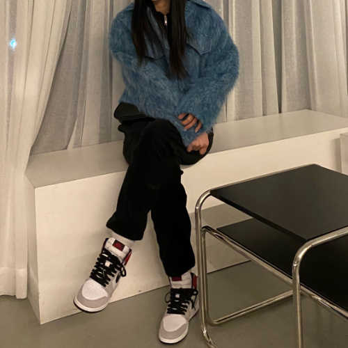 조던 1 레트로 하이 OG 라이트 스모크 그레이 575441-126 photo review