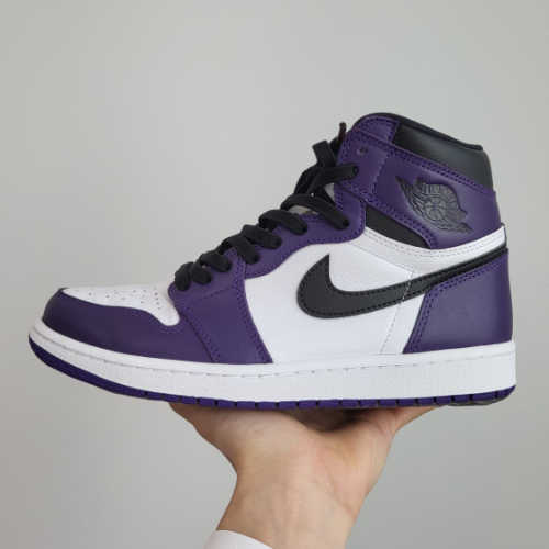 조던 1 레트로 하이 OG 코트 퍼플 2020 575441-500 photo review