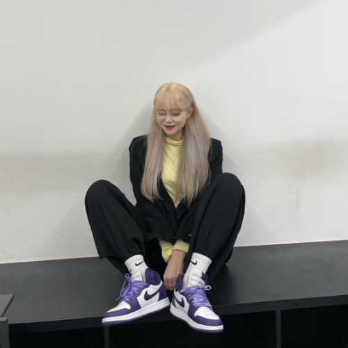 조던 1 레트로 하이 OG 코트 퍼플 2020 575441-500 photo review