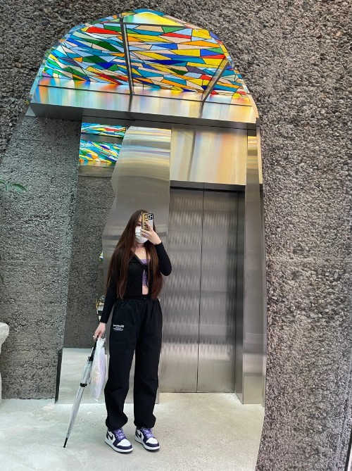 조던 1 레트로 하이 OG 코트 퍼플 2020 575441-500 photo review