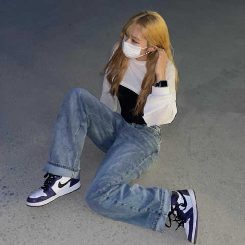 조던 1 레트로 하이 OG 코트 퍼플 2020 575441-500 photo review