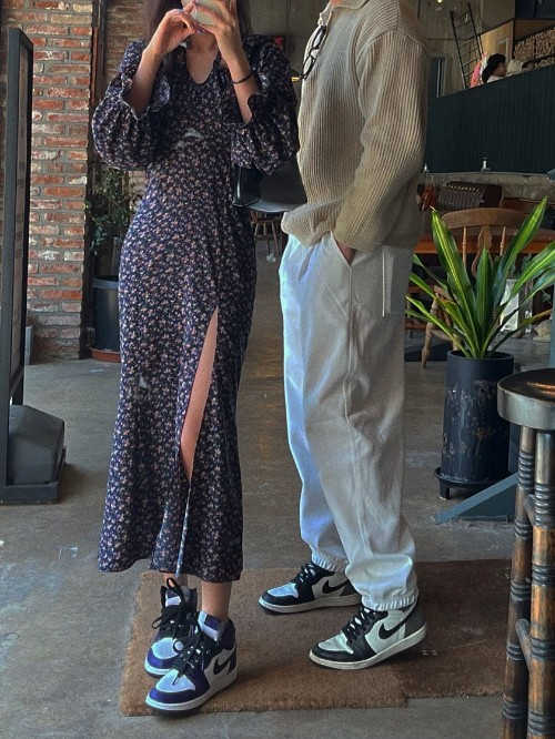 조던 1 레트로 하이 OG 코트 퍼플 2020 575441-500 photo review