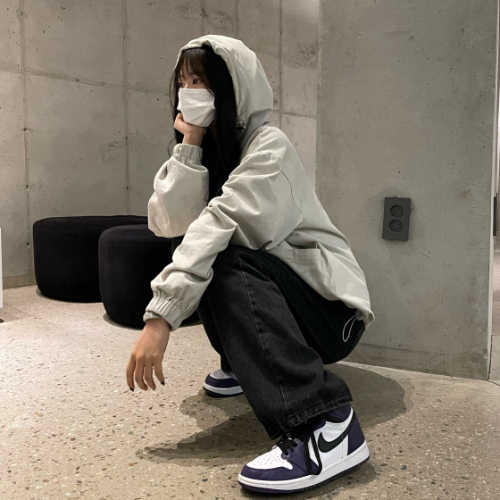 조던 1 레트로 하이 OG 코트 퍼플 2020 575441-500 photo review