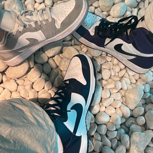 조던 1 레트로 하이 OG 코트 퍼플 2020 575441-500 photo review