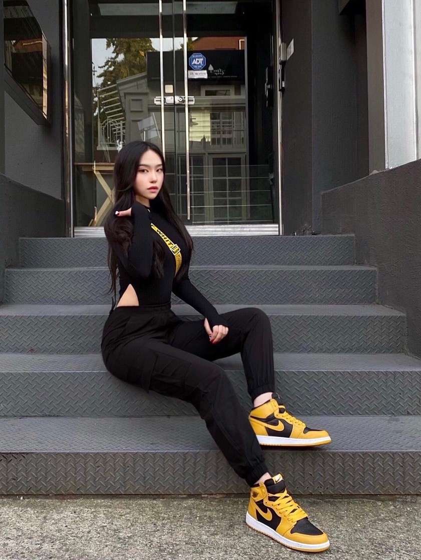 조던 1 레트로 하이 OG 폴른 575441-701 photo review