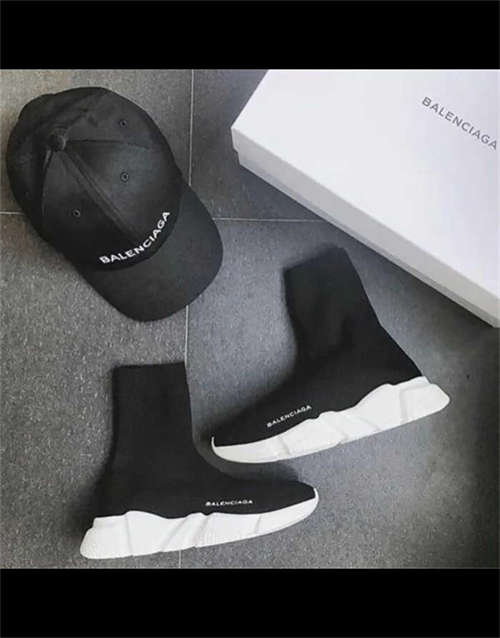 발렌시아가 스피드 트레이너 블랙 블루 587286W17031071 photo review