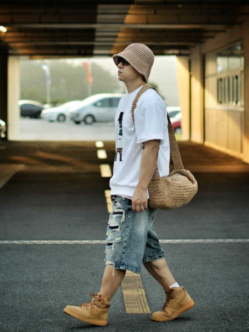 나이키 에어포스 1 하이 '07 LV8 WB 플랙스 882096-200 photo review