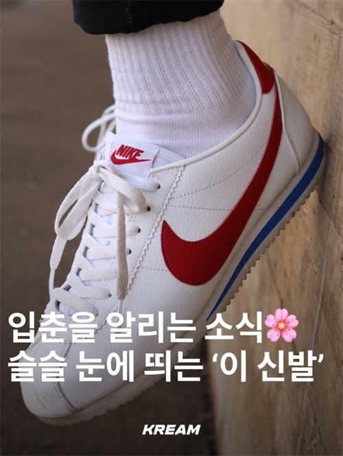 나이키 코르테즈 베이직 SL 화이트 블랙 904764-102 photo review