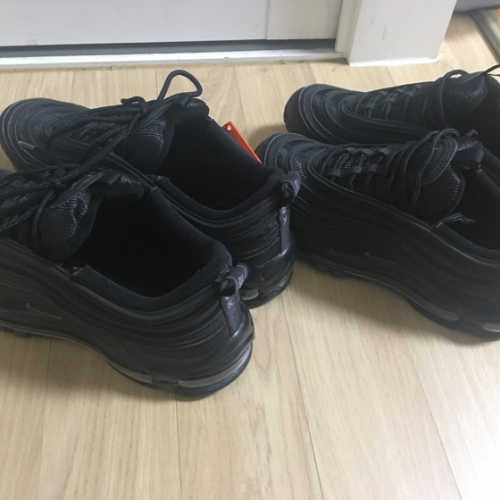 나이키 에어맥스 97 블랙 다크 그레이 921733-001 photo review