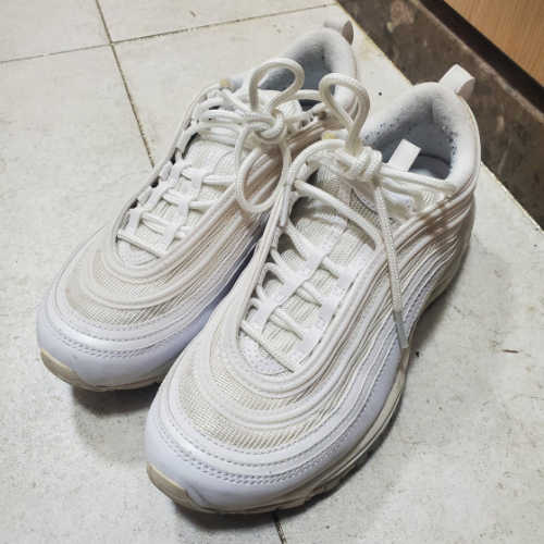 나이키 에어맥스 97 트리플 화이트 921733-100 photo review