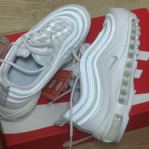 나이키 에어맥스 97 트리플 화이트 921733-100 photo review