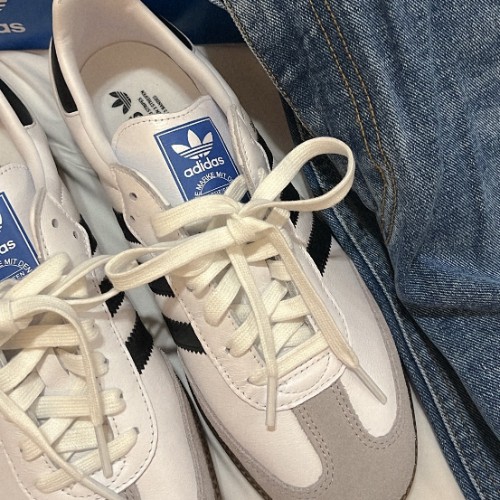 아디다스 삼바 OG 클라우드 화이트 B75806 photo review