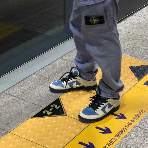 나이키 SB 덩크 로우 라이트 크림 썬더스톰 BQ6817-200 photo review