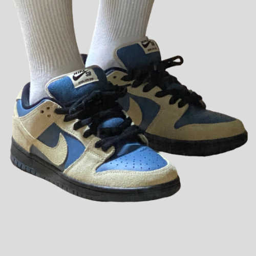 나이키 SB 덩크 로우 라이트 크림 썬더스톰 BQ6817-200 photo review