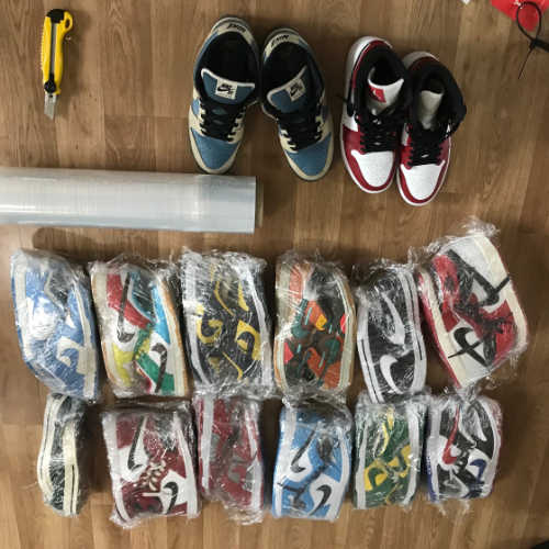 나이키 SB 덩크 로우 라이트 크림 썬더스톰 BQ6817-200 photo review