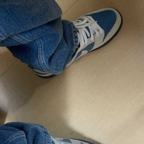 나이키 SB 덩크 로우 라이트 크림 썬더스톰 BQ6817-200 photo review