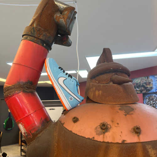 나이키 SB 덩크 로우 프로 블루 칠 BQ6817-401 photo review