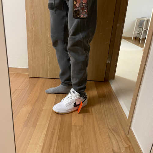 나이키 SB 덩크 로우 프로 화이트 앤 검 라이트 브라운 CD2563-101 photo review