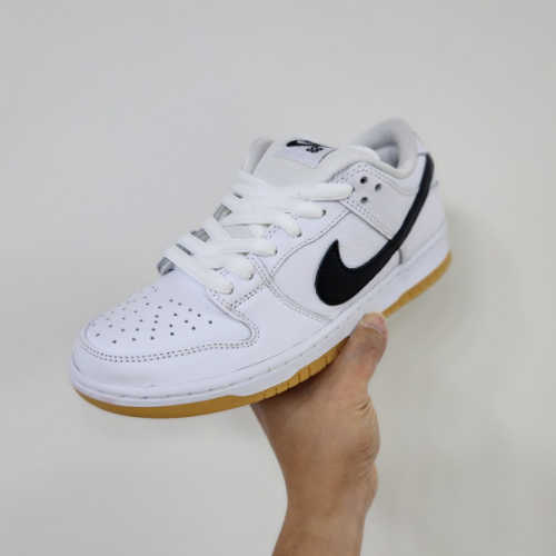 나이키 SB 덩크 로우 프로 화이트 앤 검 라이트 브라운 CD2563-101 photo review