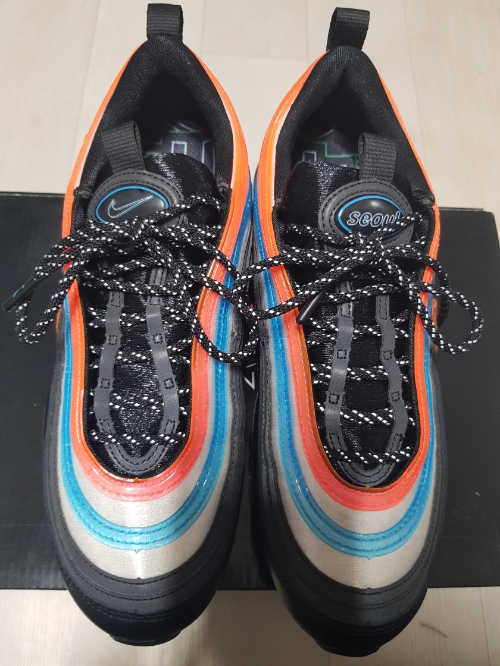 나이키 에어맥스 97 네온 서울 CI1503-001 photo review