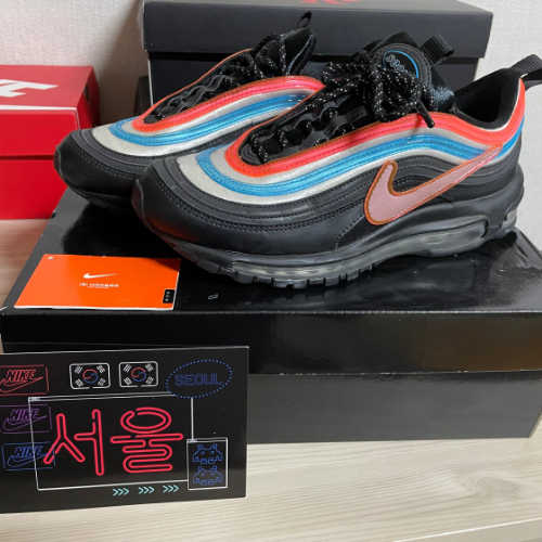 나이키 에어맥스 97 네온 서울 CI1503-001 photo review