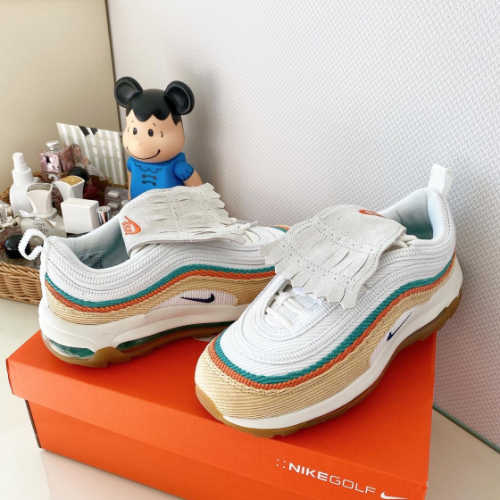 나이키 에어맥스 97 골프 NRG 셀레셜 골드 CJ0563-200 photo review