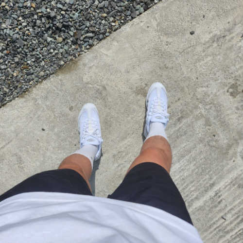 나이키 에어맥스 95 에센셜 트리플 화이트 CT1268-100 photo review