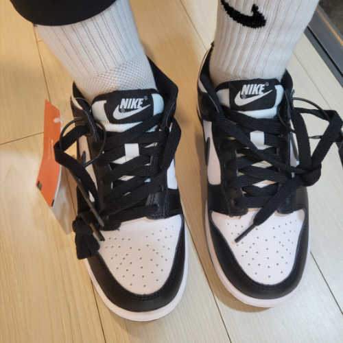 나이키 덩크 로우 블랙 CW1590-100 photo review