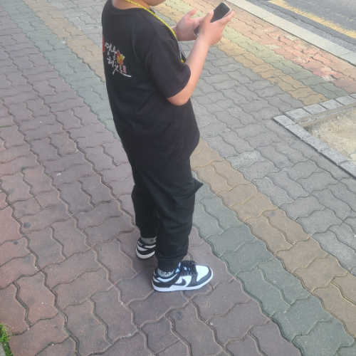 나이키 덩크 로우 블랙 CW1590-100 photo review