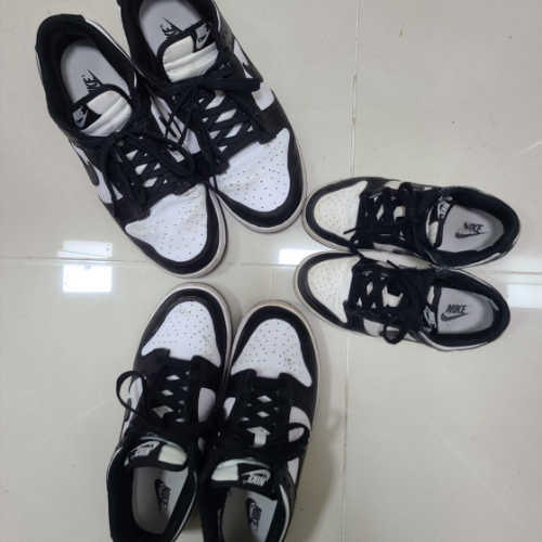 나이키 덩크 로우 블랙 CW1590-100 photo review