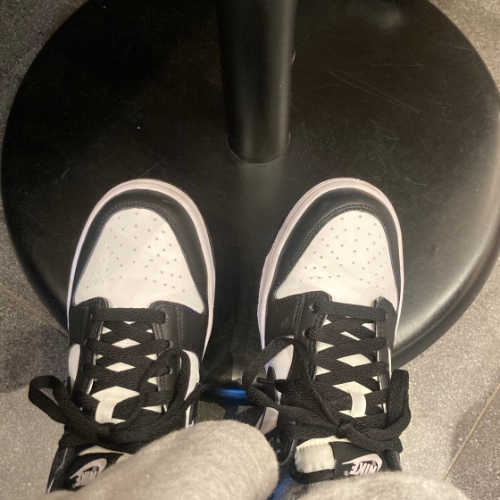 나이키 덩크 로우 블랙 CW1590-100 photo review