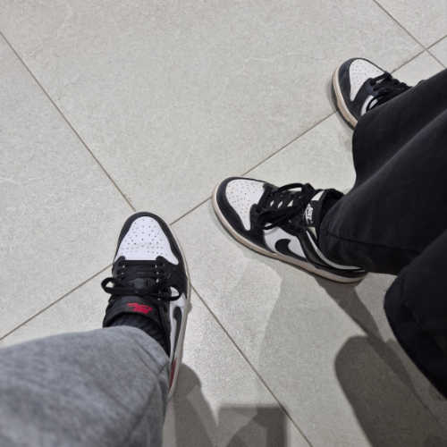 나이키 덩크 로우 블랙 CW1590-100 photo review