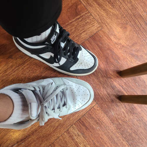 나이키 덩크 로우 블랙 CW1590-100 photo review