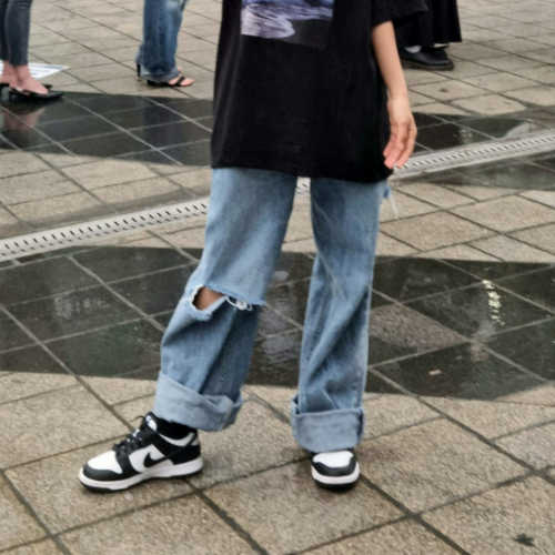 나이키 덩크 로우 블랙 CW1590-100 photo review