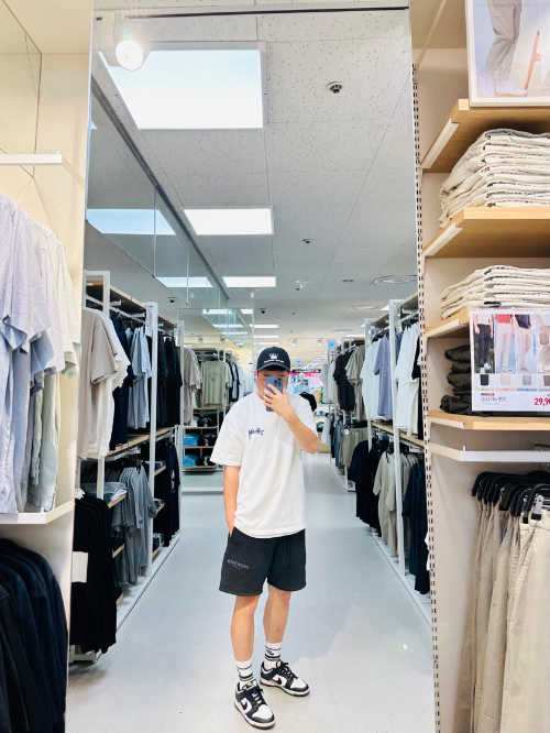 나이키 덩크 로우 블랙 CW1590-100 photo review