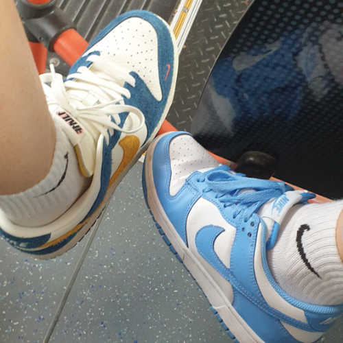 나이키 덩크 로우 유니버시티 블루 CW1590-103 photo review