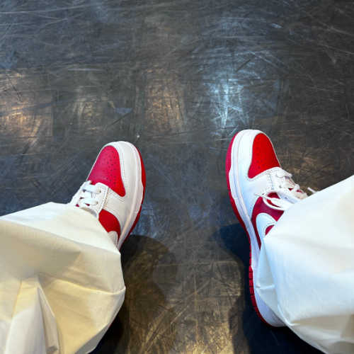 나이키 덩크 로우 레트로 챔피언쉽 레드 CW1590-600 photo review