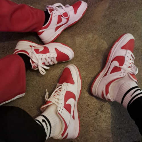 나이키 덩크 로우 레트로 챔피언쉽 레드 CW1590-600 photo review