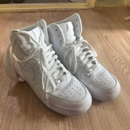 나이키 에어포스 1 하이 '07 트리플 화이트 CW2290-111 photo review