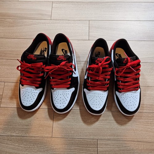 조던 1 레트로 로우 OG 블랙토 CZ0858-106 photo review