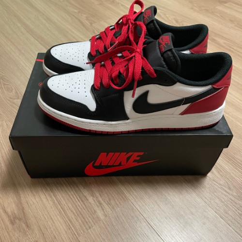 조던 1 레트로 로우 OG 블랙토 CZ0858-106 photo review