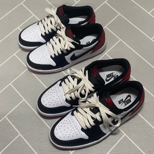 조던 1 레트로 로우 OG 블랙토 CZ0858-106 photo review