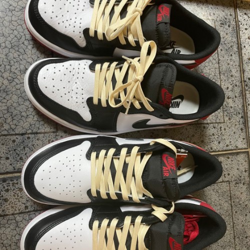 조던 1 레트로 로우 OG 블랙토 CZ0858-106 photo review