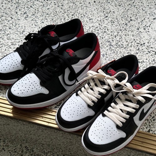 조던 1 레트로 로우 OG 블랙토 CZ0858-106 photo review