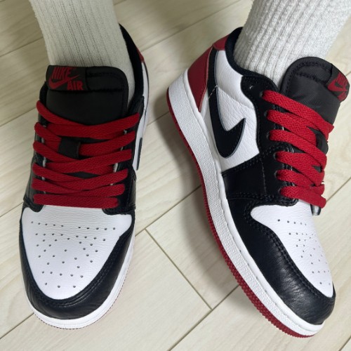 조던 1 레트로 로우 OG 블랙토 CZ0858-106 photo review