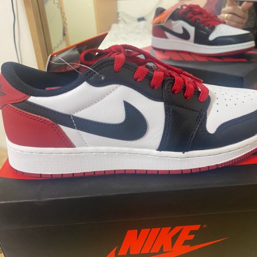 조던 1 레트로 로우 OG 블랙토 CZ0858-106 photo review