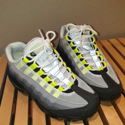 나이키 에어맥스 95 OG 네온 옐로우 2020 CZ0910-001 photo review