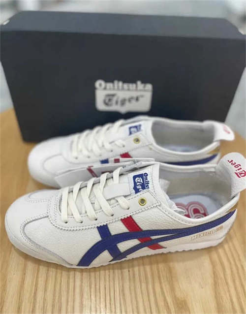 오니츠카 타이거 멕시코 66 화이트 다크 블루 D507L-0152 photo review